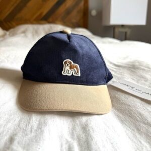 Janie and Jack Corduroy Bulldog Toddler Hat